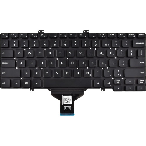 Dell Latitude 7400 3400 5400 7410 5401 Black No Frame US Layout